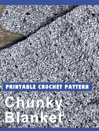 landon blue chunky throw crochet pattern