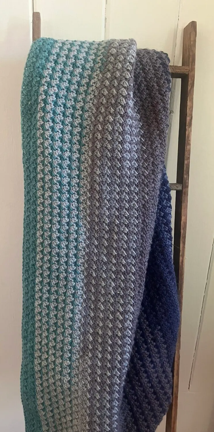 ashland stripes crochet blanket pattern