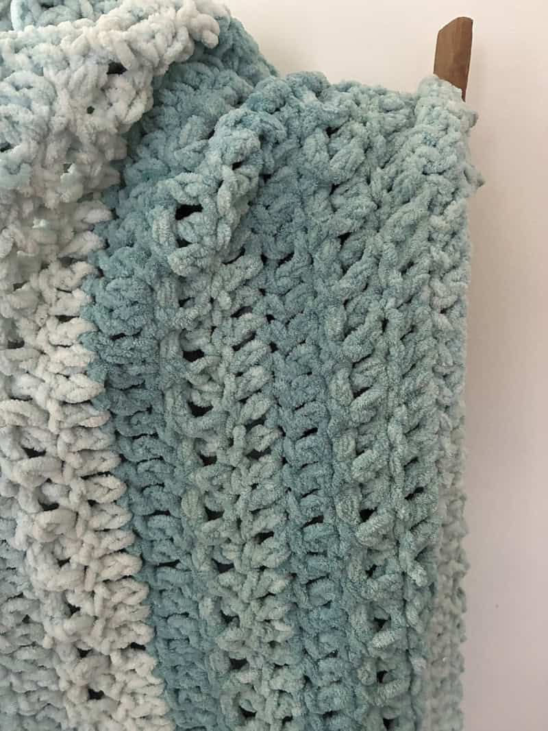 easy sea glass crochet blanket pattern