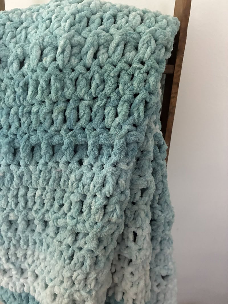 easy sea glass crochet blanket pattern
