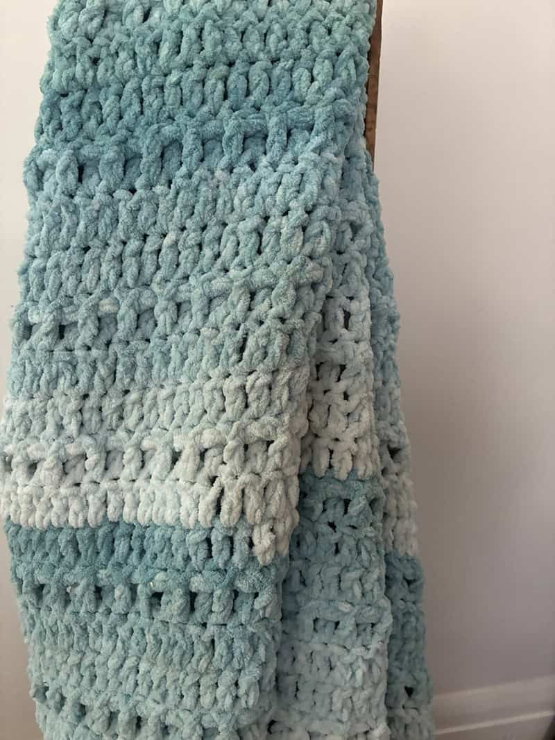 easy sea glass crochet blanket pattern